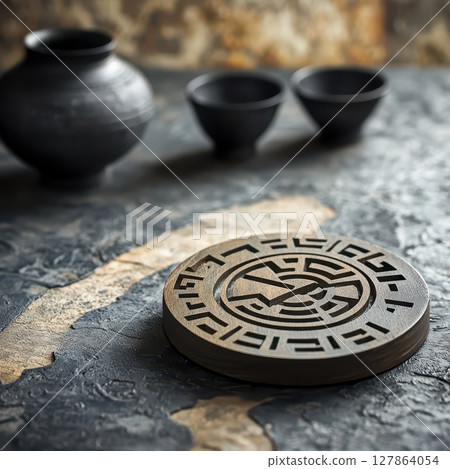 Pottery and coasters showcase craftsmanship 127864054