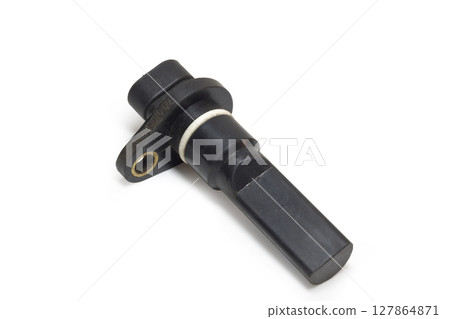 engine speed sensor, isolated on white background, with clipping path 127864871