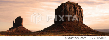 Panorama Winter Monument Valley Arizona USA Navajo Nation 127865003