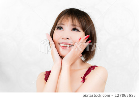 Beautiful Japanese women Beautiful Japanese women 127865653