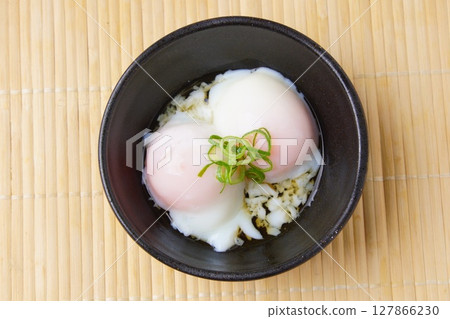 Hot spring egg 127866230