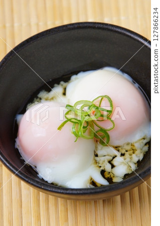 Hot spring egg 127866234