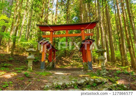 Himuro Shrine, a sacred shrine in the forest, Fujikawa Town, Yamanashi Prefecture Himuro Shrine, a sacred shrine in the forest, Fujikawa Town, Yamanashi Prefecture 127866577