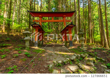 Himuro Shrine: A sacred shrine in the mountains, accessible by climbing 570 stone steps, Fujikawa Town, Yamanashi Prefecture Himuro Shrine: A sacred shrine in the mountains, accessible by climbing 570 stone steps, Fujikawa Town, Yamanashi Prefecture 127866651