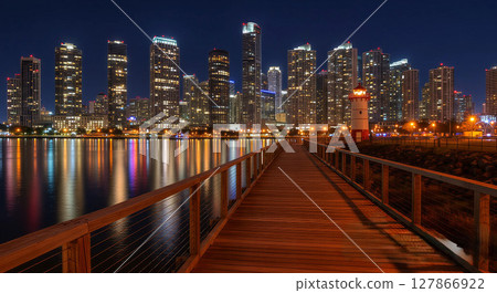 [AI generated] Night view of a big city 2659081 127866922