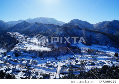 A view from the mountain temple 127866955