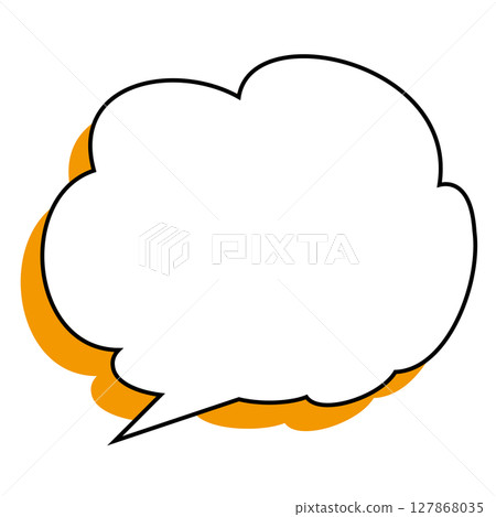 簡單的語音氣泡圖-蓬鬆 127868035
