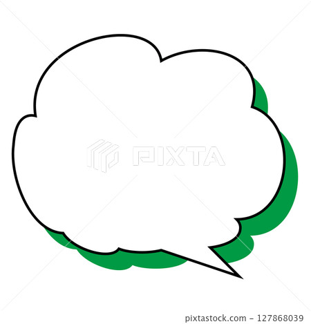 簡單的語音氣泡圖-蓬鬆 127868039