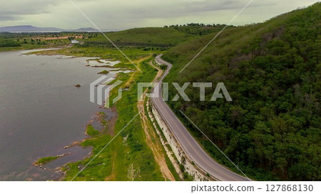 road, landscape, path 127868130