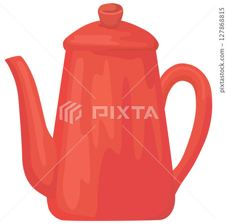Kettle illustration vector material Kettle illustration vector material 127868815
