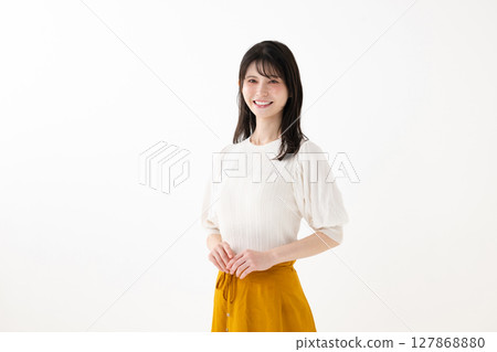 A woman with a fresh smile A woman with a fresh smile 127868880