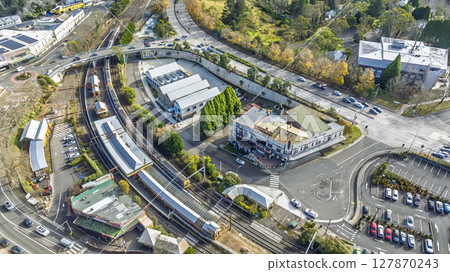 The Katoomba Train Station in the Blue Mountains in Australia The Katoomba Train Station in the Blue Mountains in Australia 127870243