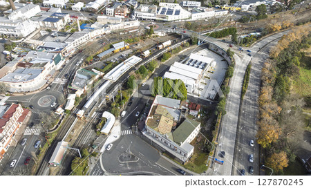 The Katoomba Train Station in the Blue Mountains in Australia The Katoomba Train Station in the Blue Mountains in Australia 127870245