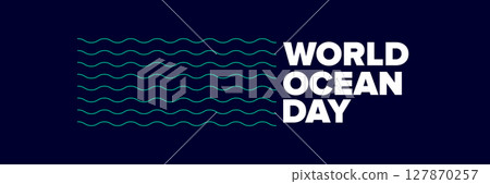 World OCEAN Day Simple Blue Drop neon style Illustration on neon blue water Background for Environmental Awareness and Sustainable Resource Use. Neon World ocean day banner design template World OCEAN Day Simple Blue Drop neon style Illustration on neon blue water Background for Environmental Awareness and Sustainable Resource Use. Neon World ocean day banner design template 127870257