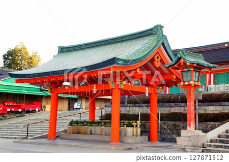 Kyoto Prefecture, Fushimi Inari Taisha Shrine, Chozuya, Fukakusa Yabunouchi-cho, Fushimi-ku, Kyoto City, February 2022 Kyoto Prefecture, Fushimi Inari Taisha Shrine, Chozuya, Fukakusa Yabunouchi-cho, Fushimi-ku, Kyoto City, February 2022 127871512