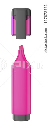 Pink highlighter 127872331
