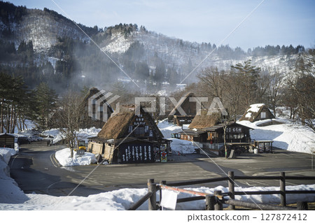 Winter Shirakawa Town Winter Shirakawa Town 127872412