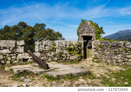 The Castle of Lindoso in Portugal is a medieval castle in the civil parish of Lindoso, district of Viana do Castelo. 127872604