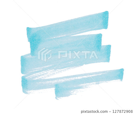 watercolor marker hand drawn paper texture strokes isolated 127872908
