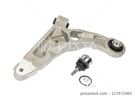 Suspension arm isolated on white background 127872965