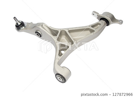 Suspension arm isolated on white background Suspension arm isolated on white background 127872966