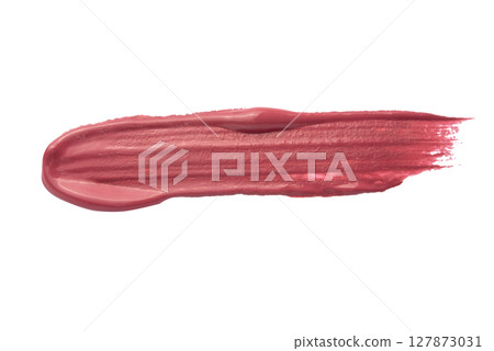 Brush stroke and texture. Smear brush on a white background. 127873031