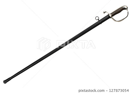 dueling sword rapier in black scabbard dueling sword rapier in black scabbard 127873054