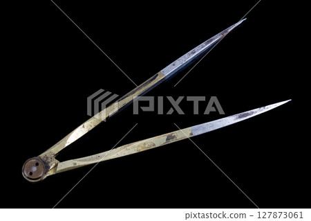 bronze dividers calipers nautical navigation chart tool bronze dividers calipers nautical navigation chart tool 127873061