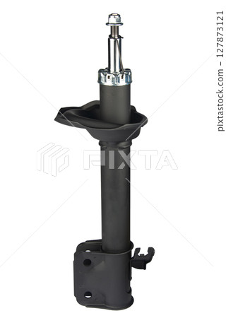 shock absorber for front wheels of motor vehicles, isolated shock absorber for front wheels of motor vehicles, isolated 127873121