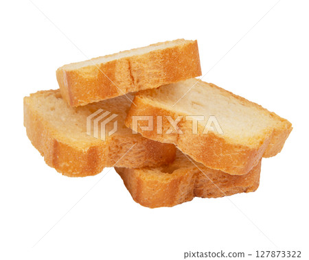 square crackers with wheat flour for breakfast 127873322