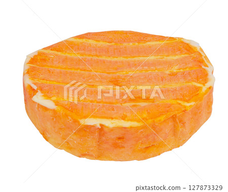 cheese brie isolated on a white background 127873329