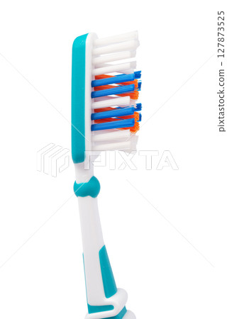 Toothbrush isolated against white background 127873525