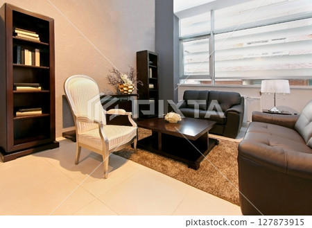 Vintage living room Vintage living room 127873915