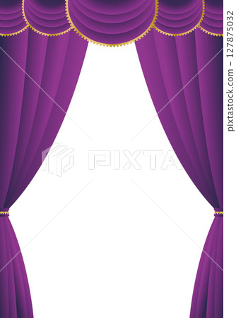 Purple curtain/purple curtain (vertical) 127875032