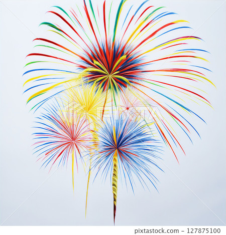 Fireworks that light up the summer sky 127875100