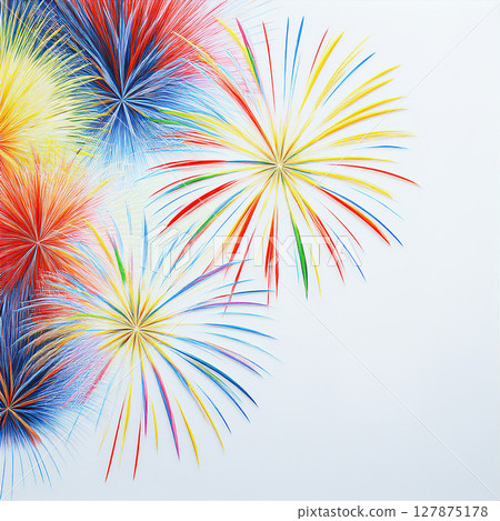 點亮夏日夜空的煙火 127875178