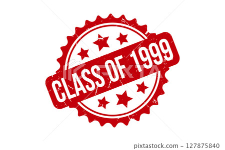 Red Class of 1999 Rubber Stamp Seal Vector Red Class of 1999 Rubber Stamp Seal Vector 127875840