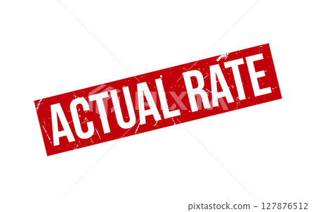 Actual Rate Rubber Stamp Seal Vector Actual Rate Rubber Stamp Seal Vector 127876512