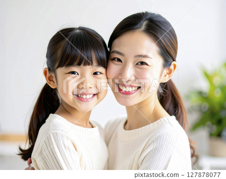 人工智慧生成的友善父母與孩子圖像 127878077