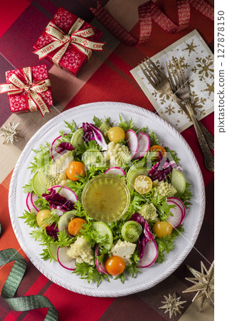 羅馬花椰菜花環沙拉 羅馬花椰菜花環沙拉 127878150