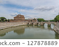 Castel Sant'Angelo Mausoleum of Hadrian by Tevere in Rome, Italy. May 11, 2025 127878889