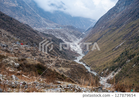 The landscape in Langtang Valley Trek of Nepal. Langtang Valley Trek is one of the blissful and easy short trip in Nepal. The landscape in Langtang Valley Trek of Nepal. Langtang Valley Trek is one of the blissful and easy short trip in Nepal. 127879654