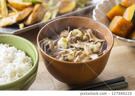 Mushroom soup Mushroom soup 127880228