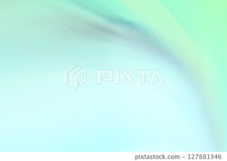Blue, green, curved abstract background, foggy color 127881346