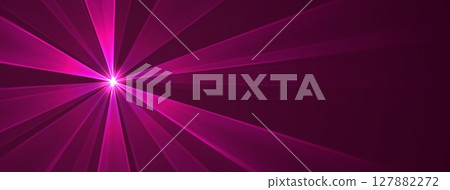 Pink lasers background., glowing rays or neon beams, bright futuristic backdrop.. 127882272