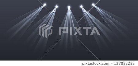 White lasers background., glowing rays or neon beams, bright futuristic backdrop.. 127882282