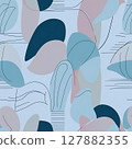 Abstract pattern background, modern design in dull colors 127882355