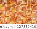 Square mosaic image of autumn leaves 127882410