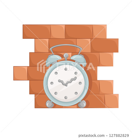 Illustration of alarm Illustration of alarm 127882829