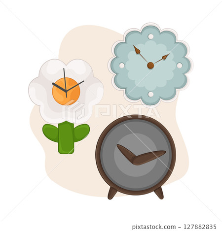 Illustration of clock 127882835